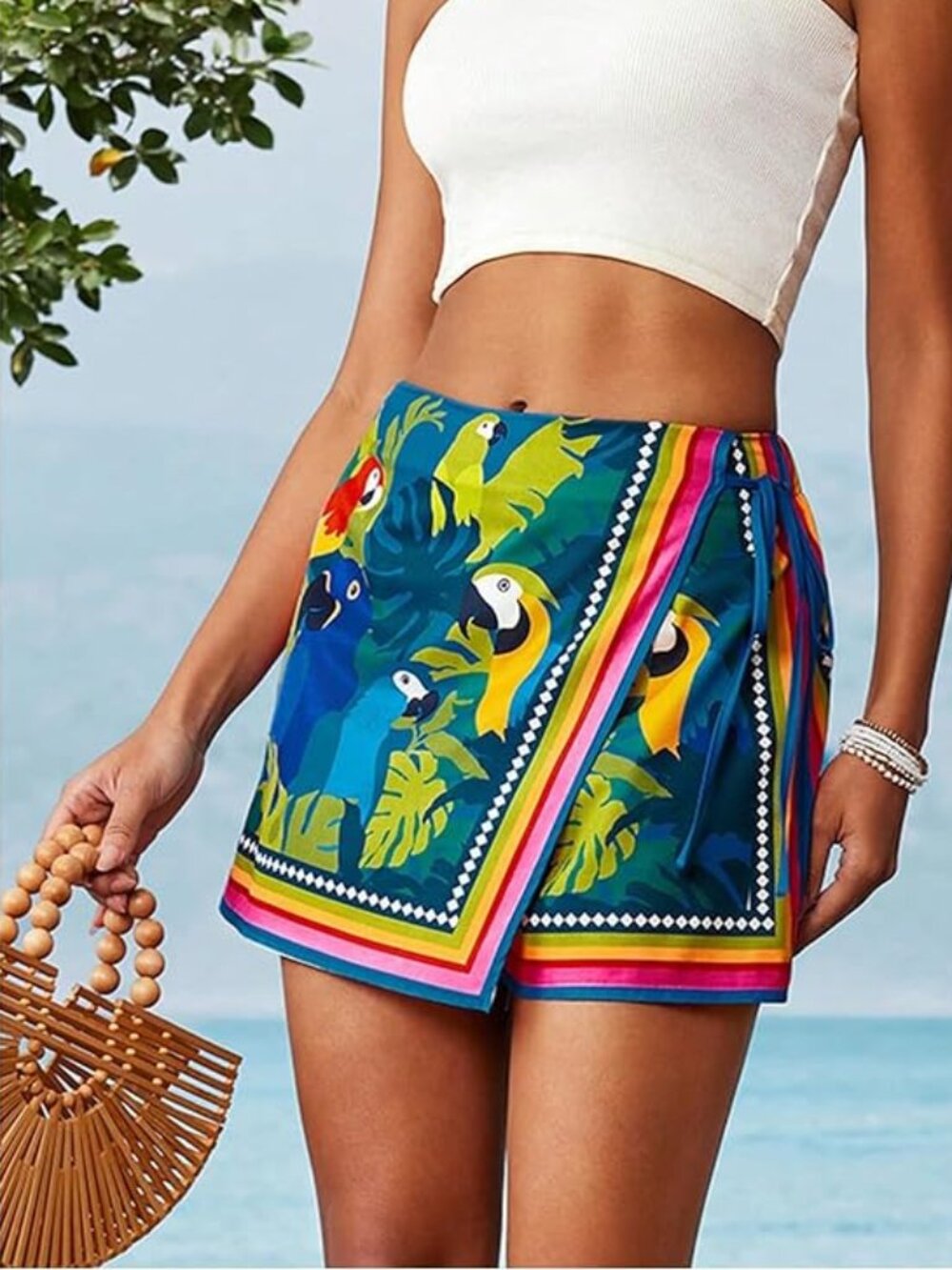 Women's Floral Graphic Skirt